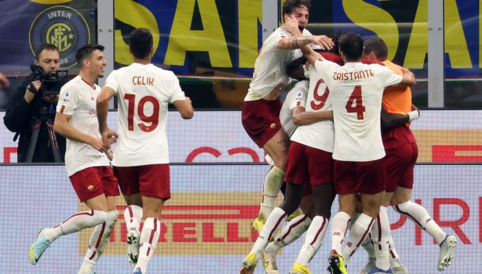 It was Roma who prevailed against Inter in a 2-1 victory at the San Siro in a vital fixture within the race for the Serie A's top four.