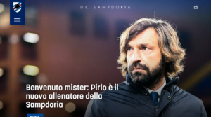 OFFICIAL: Andrea Pirlo appointed as Sampdoria coach
