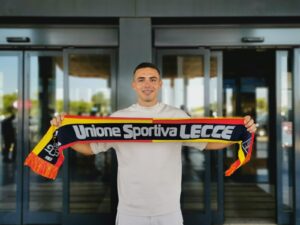 Leeds United Face Competition From Roma and Milan for Lecce Striker Nikola Krstovic