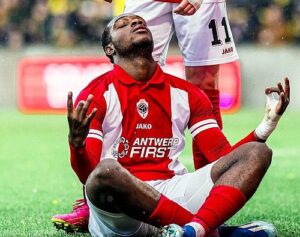 Inter tracking Antwerp phenomenon George Ilenikhena