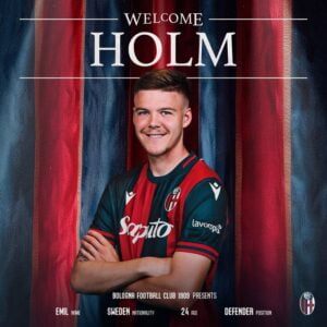 OFFICIAL: Bologna complete Emil Holm signing