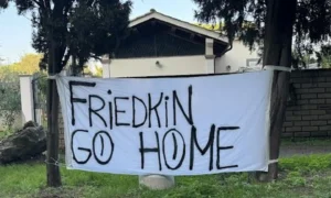 Roma fans express anger towards Friedkin ownership