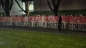 Milan fans continue protests amid 125th anniversary celebrations