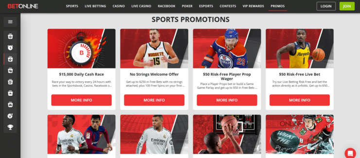 Best offshore sportsbooks BetOnline Sports Bonuses