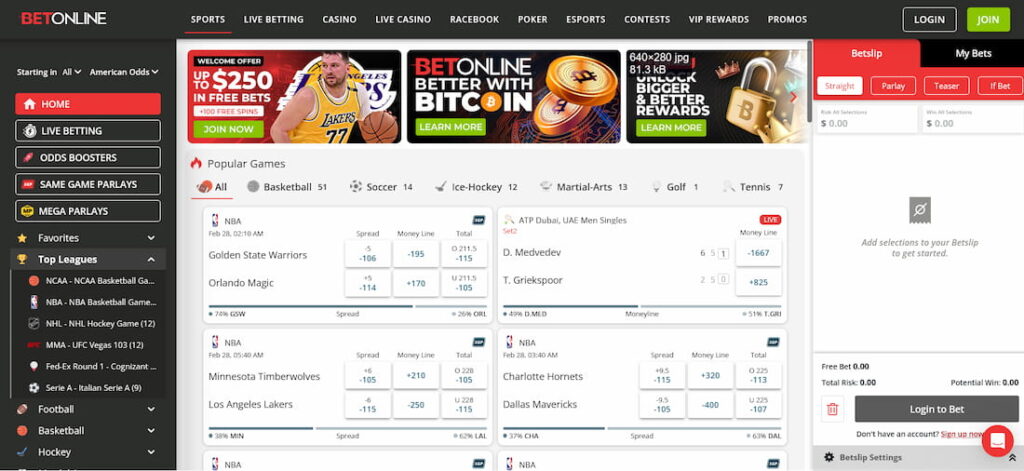 Best offshore sportsbooks Betonline
