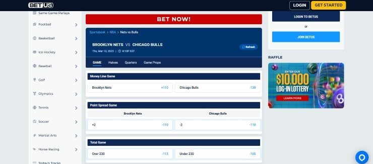 BetUS -one of the most trusted site for sports betting in New York