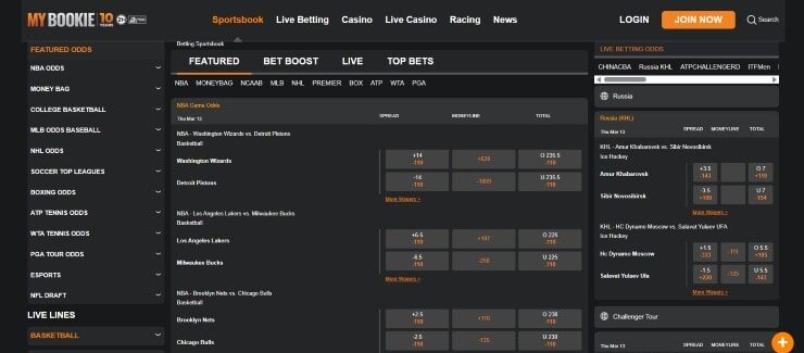 MyBookie - safe and secure North Carolina sports betting site