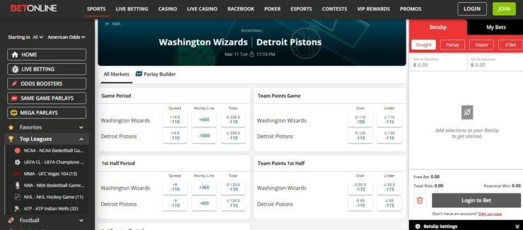 BetOnline - the safest betting site for US players