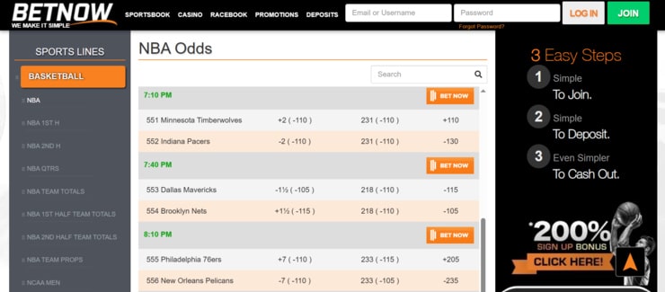 BetNow - top rated NC sportsbook
