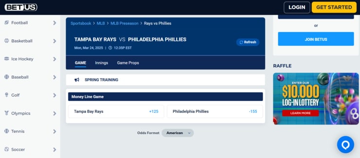BetUS - one of the most trusted Delaware betting sites