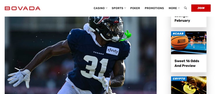 Bovada - one of the best online sportsbooks in New Mexico