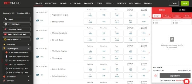 Best Betting Sites BetOnline Step 1 Choose Your Betting Site