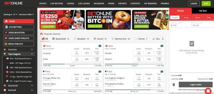BetOnline - overall best KY sports betting site