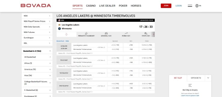 Bovada - one of the best Hawaii sports betting sites