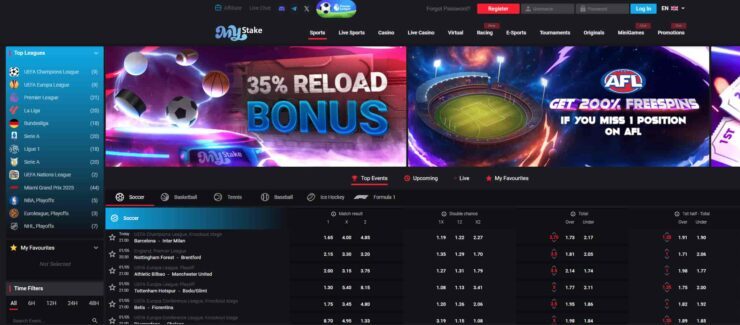 MyStake - one of the best betting sites in the UK