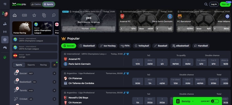 XtraSpin - one of the most trusted new betting sites UK