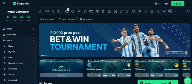 Step 1 Login to BetPanda - the best ETH sports betting site