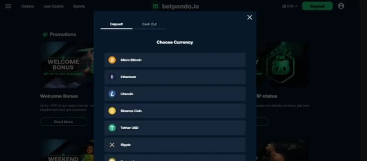 Step 2 Choose ETH