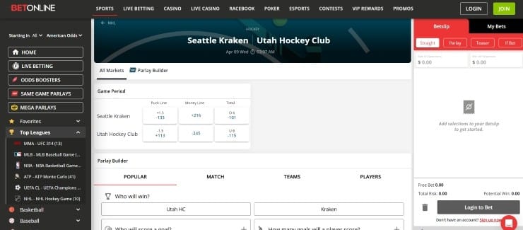 BetOnline - the best site for online sports betting in Alaska