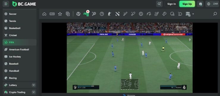 BC.Game - one of the best esports betting websites with bitcoin and other cryptos