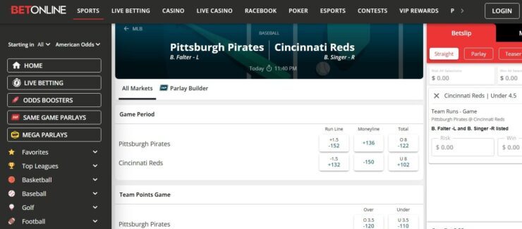 BetOnline - the best site for sports betting in Kentucky