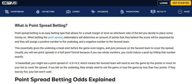 BetUS - one of the most trusted table tennis sportsbooks