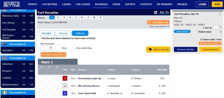 new betting sites sportsbetting.ag trifecta