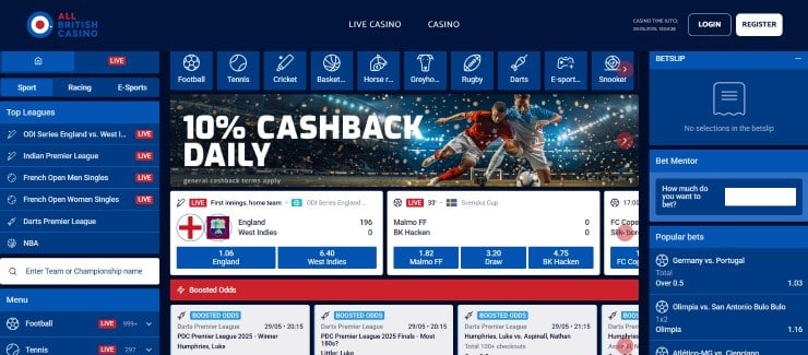 AllBritishSports - one of the most trusted fast withdrawal betting sites UK has to offer