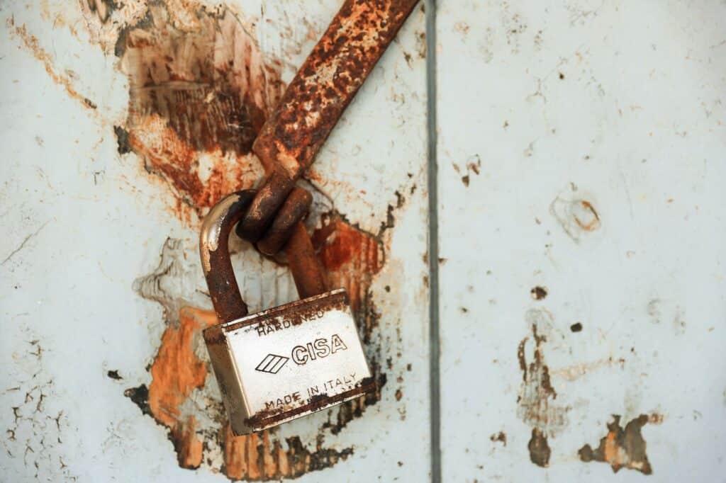 A padlock icon on a document symbolizing protection and security
