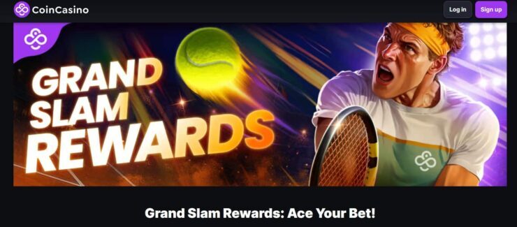 CoinCasino - top rated tennis betting site