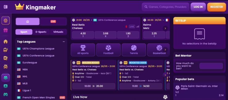 Kingmaker - one of the best new sportsbooks for Australian bettors