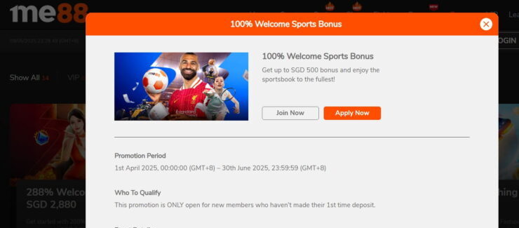 me88 welcome bonus