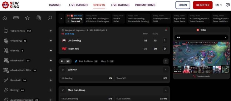 NewKing - top UK sports betting site