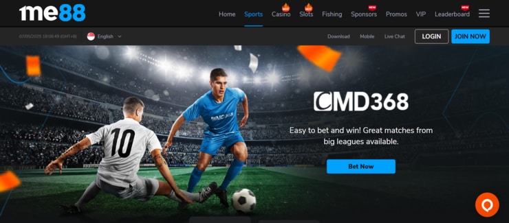 Me88 - top rated site for sports betting in Malaysia