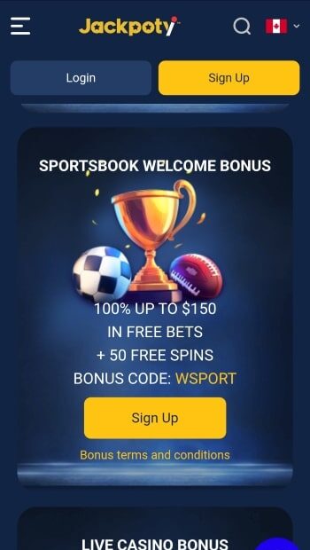 Claim a promo on a Jackpoty app