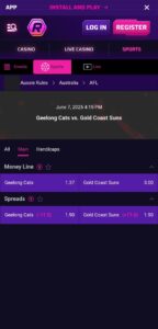 RobyCasino - one of the best new betting apps in Australia