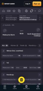 Instant Casino - one of the best betting apps Australia has to offer