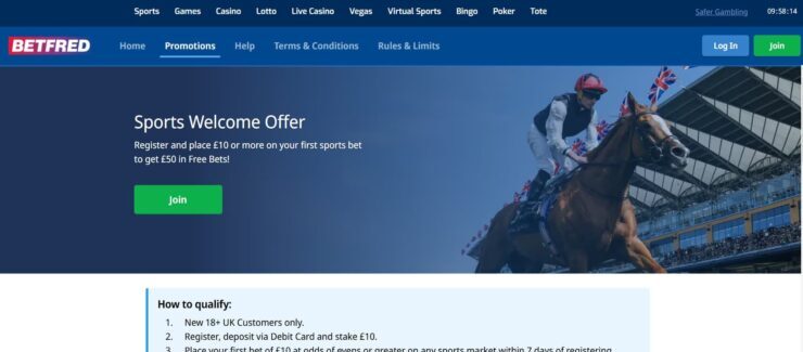 BetFred - one of the best European bookmakers
