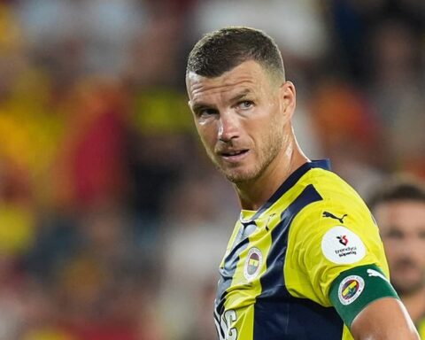 Edin Dzeko Fiorentina Bologna
