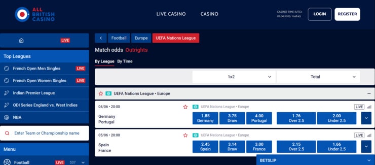 AllBritishSports - one of the most trusted football betting sites UK has to offer