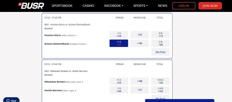 BUSR - one of the best Arizona sports betting sites