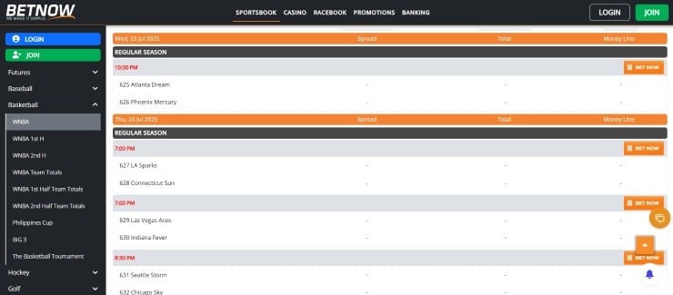 BetNow - one of the most trusted Arizona sportsbooks