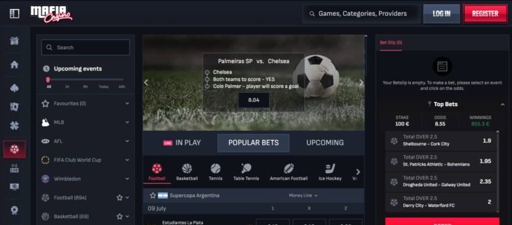 Mafia Casino - top site for betting promotions in Australia