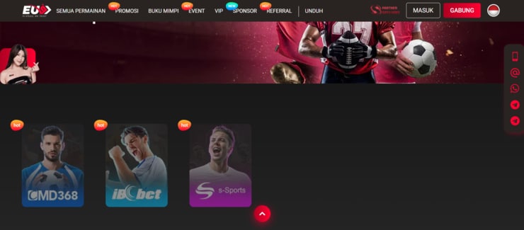 EU9 - top Indonesia betting sites with instant deposit