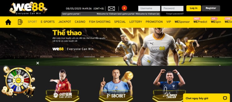 WE88 - top football sportsbook in Indonesia