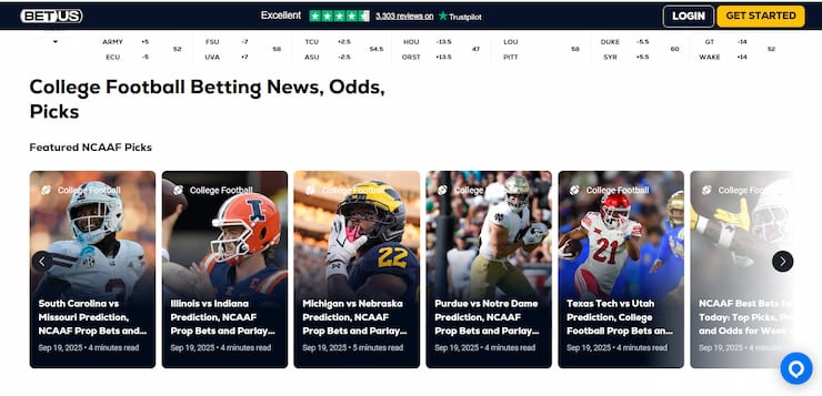 BetUs offers the best Virginia sports betting news and analysis
