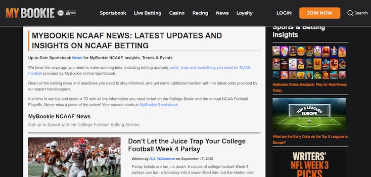 MyBookie has dedicated Michigan sports betting news and analysis on their platform.