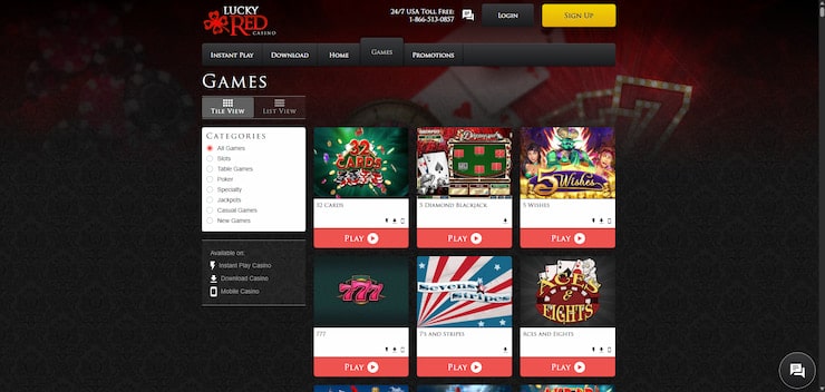 Lucky Red - one of the best online casinos that payout real money