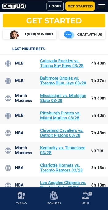 BetUS Best Betting Apps