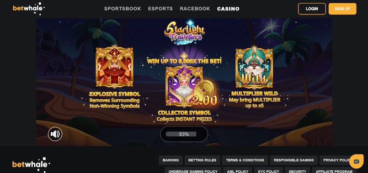 BetWhale start spinning the best online slots